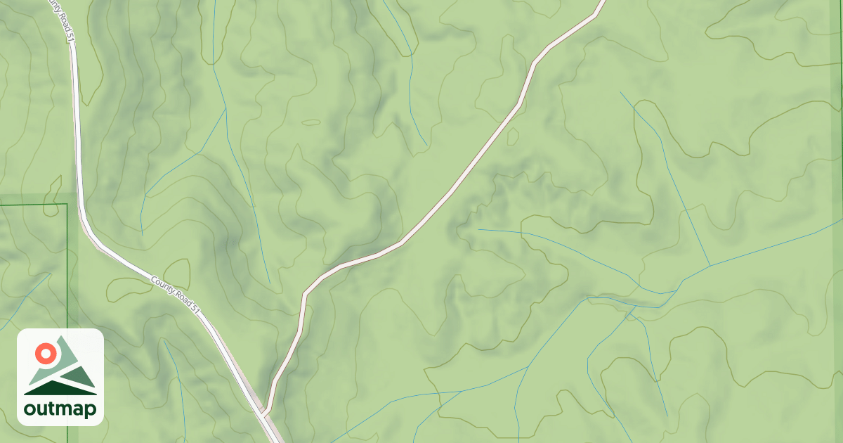 Map of WALTON CREEK SPUR(G)