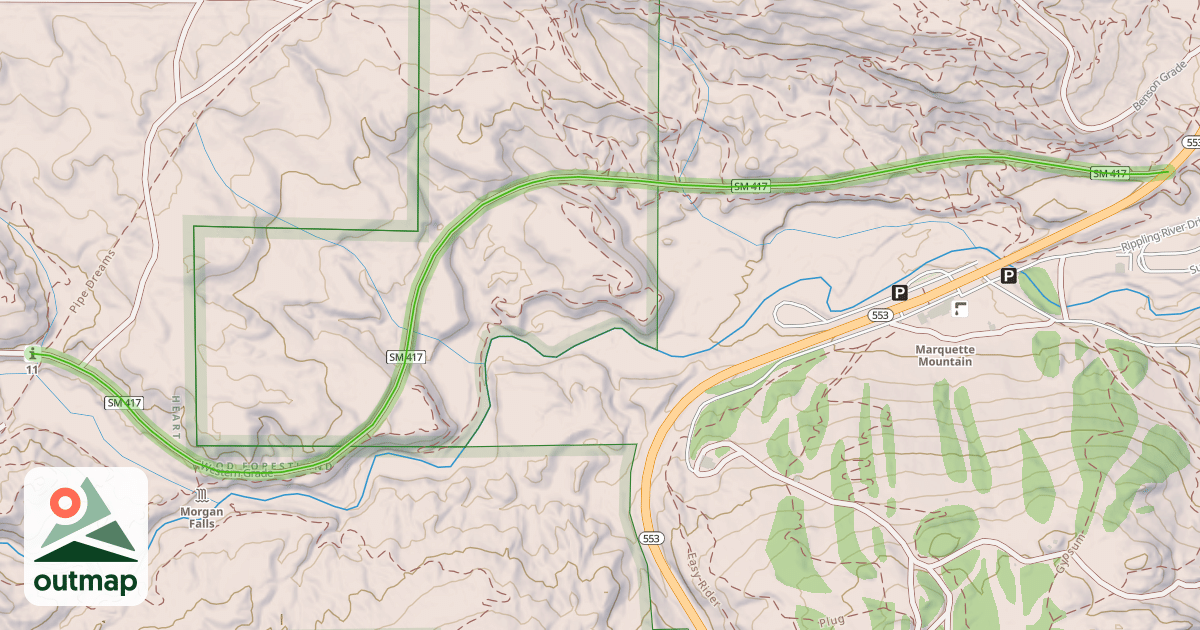 Map of Western Grade