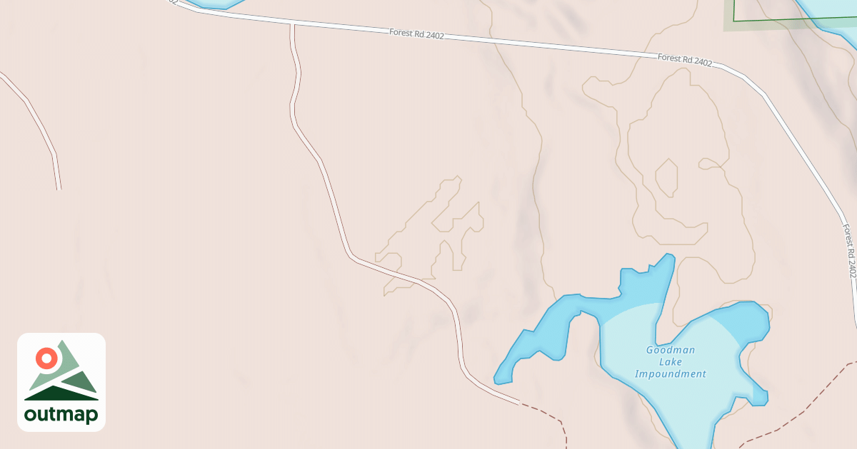 Map of BIG TOO MUCH LAKE SPUR O