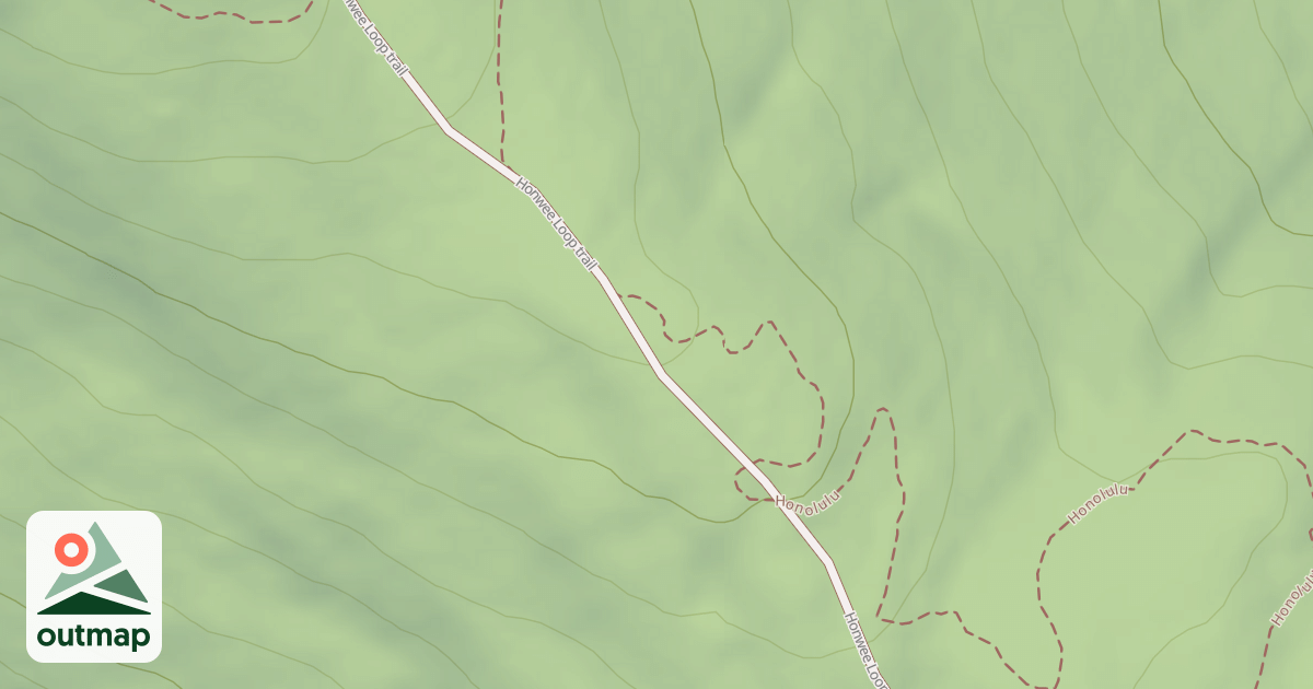 Map of Honwee Loop Trail