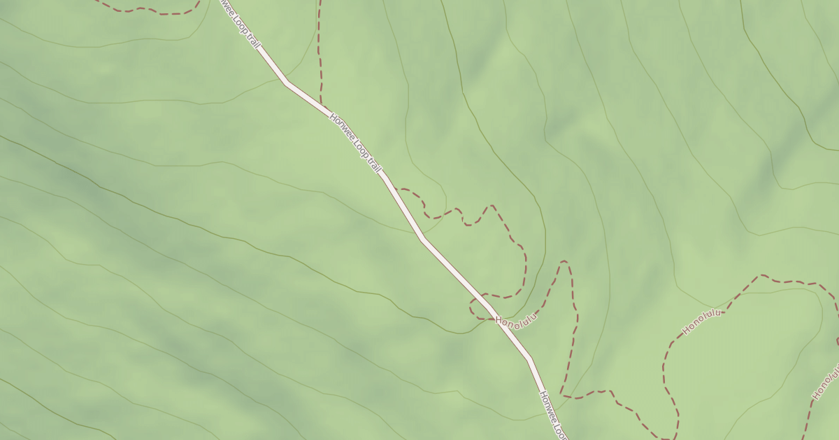 Map preview of Honwee Loop Trail