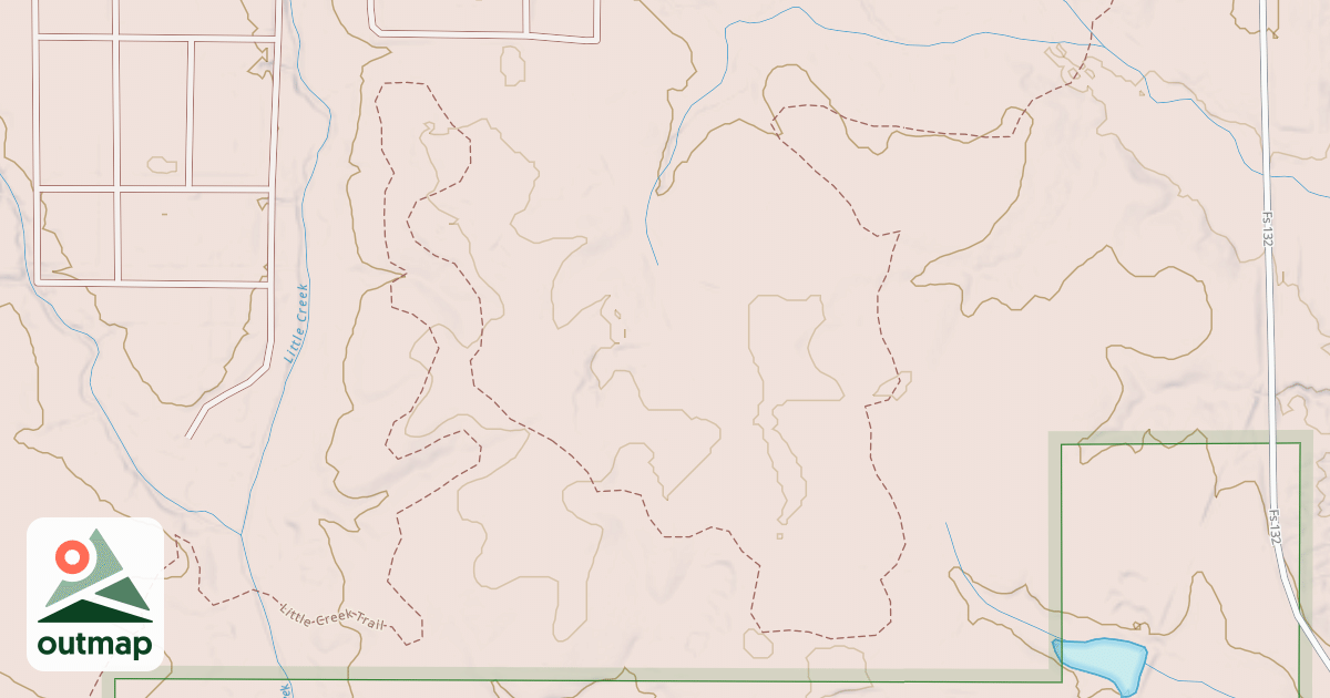 Map of USFS Motor Vehicle Use Map Roads {B024DDDD-0F4E-4F6F-BBCB-15A6643FF5E6}