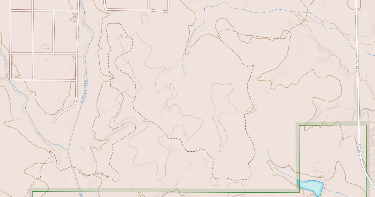 Map preview of USFS Motor Vehicle Use Map Roads {B024DDDD-0F4E-4F6F-BBCB-15A6643FF5E6}
