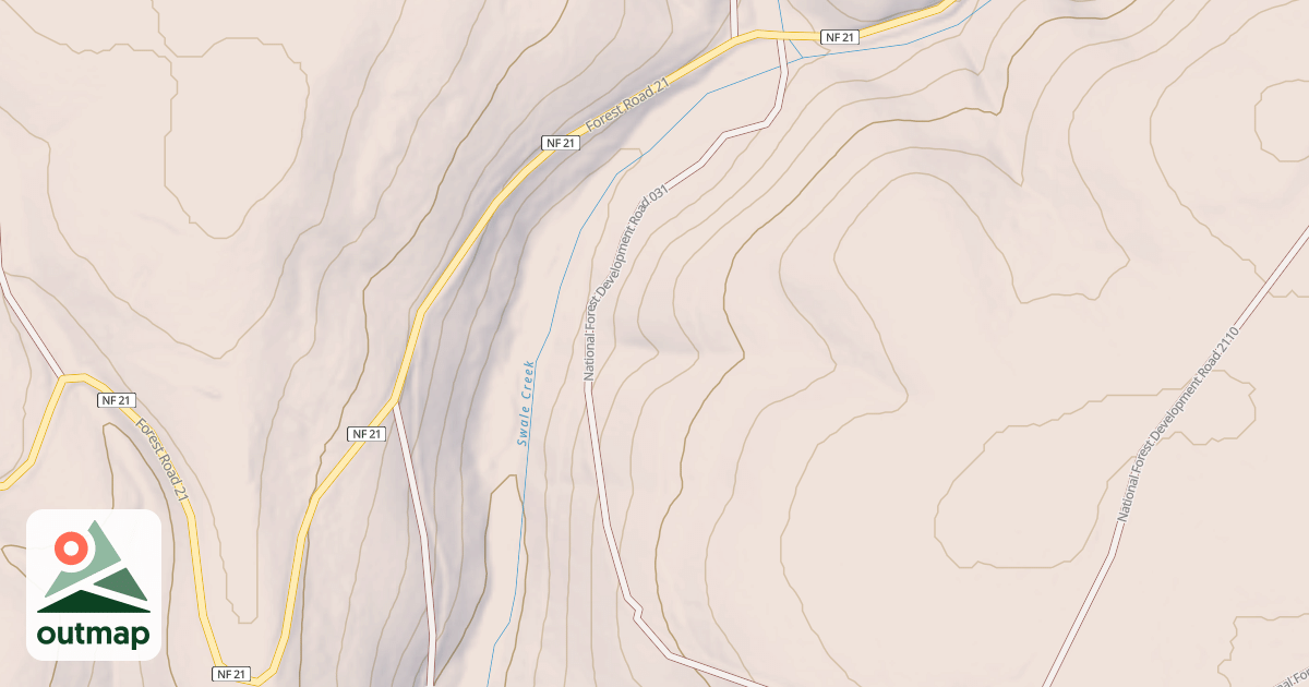 Map of USFS National Forest System Roads {04AB601A-52CB-42B5-9869-725AADAA9B70}