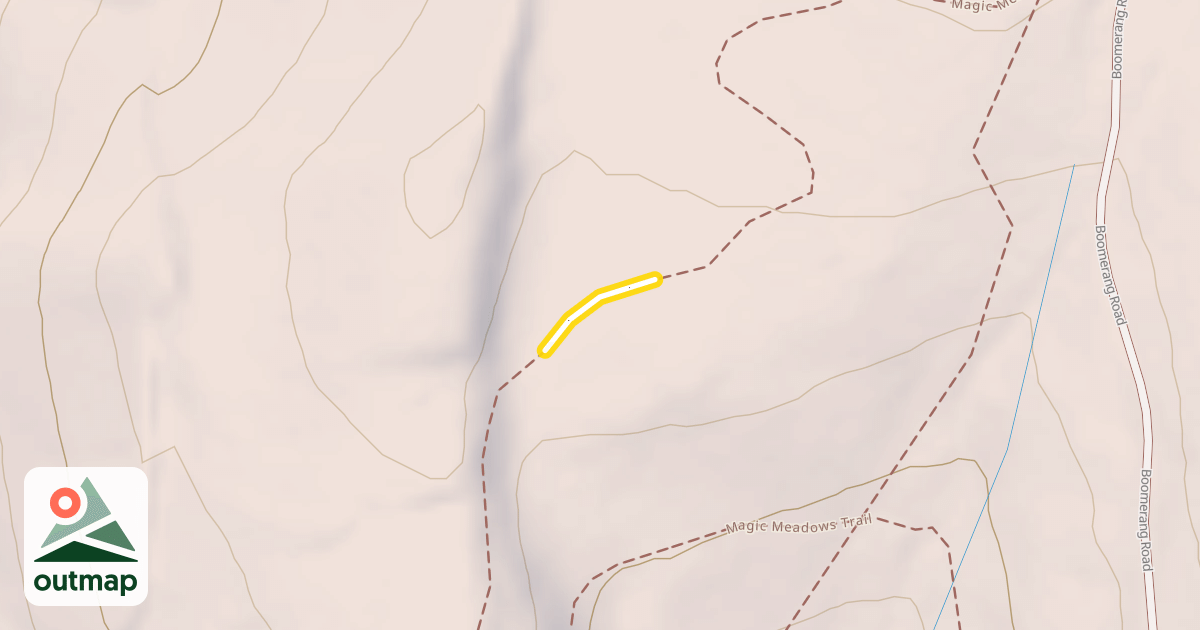 Map of Magic Meadows Trail