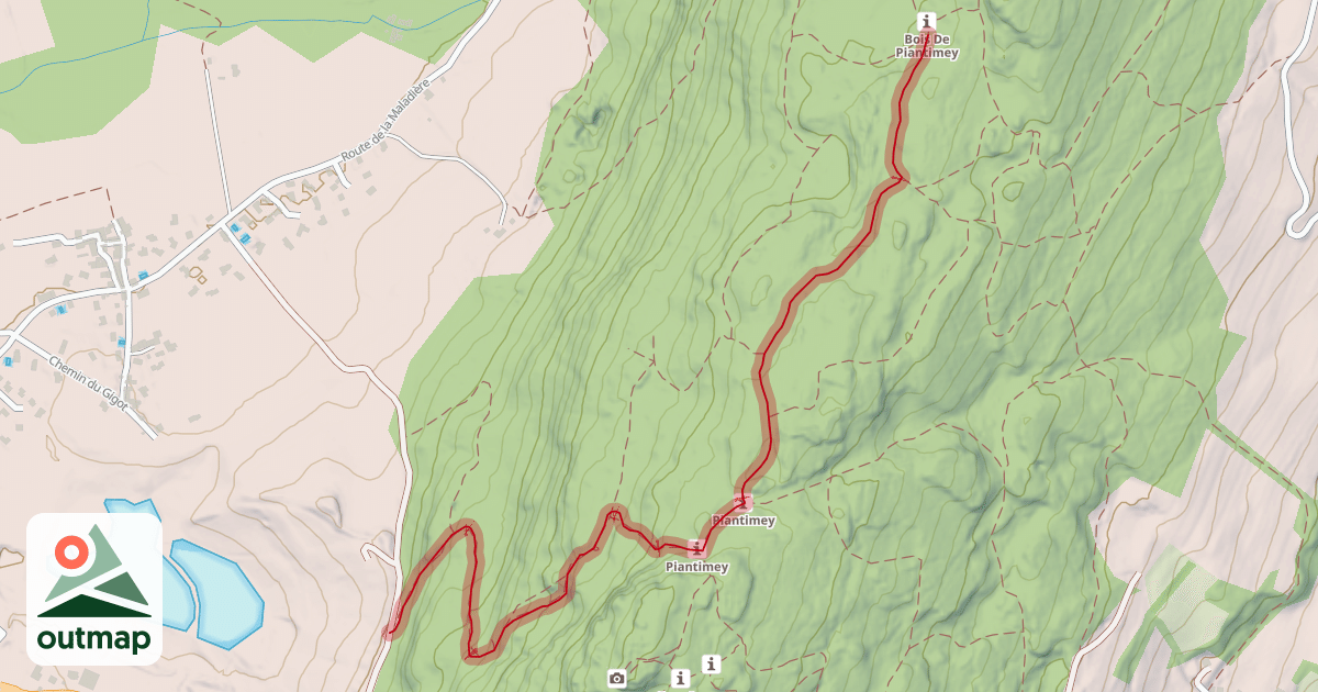 Map of Chemin Plantimey