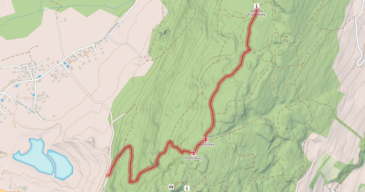 Map preview of Chemin Plantimey