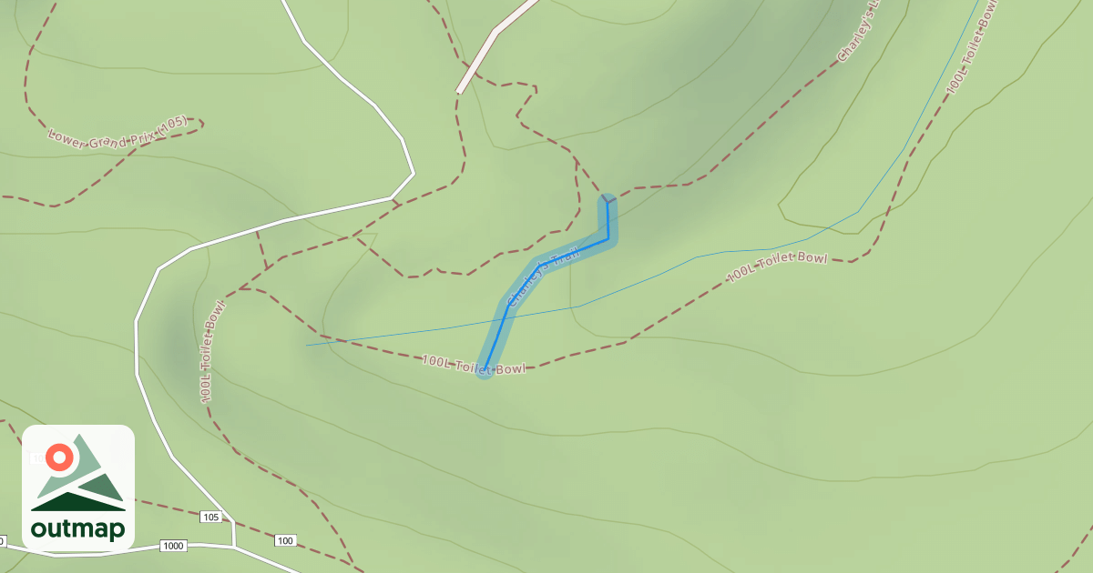 Map of Charley's Trail