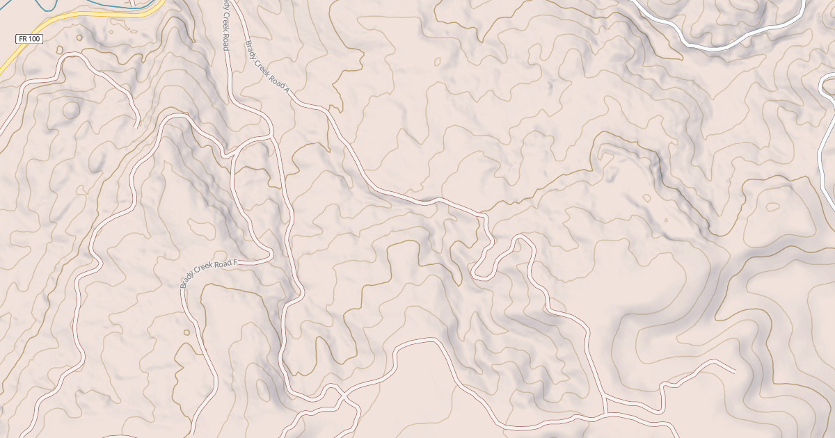 Map preview of BRADY CREEK A