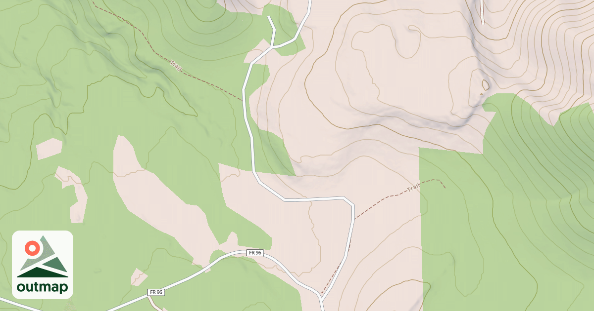 Map of USFS National Forest System Roads {33AC79C2-5429-42F9-B136-DCA2CD8276FE}