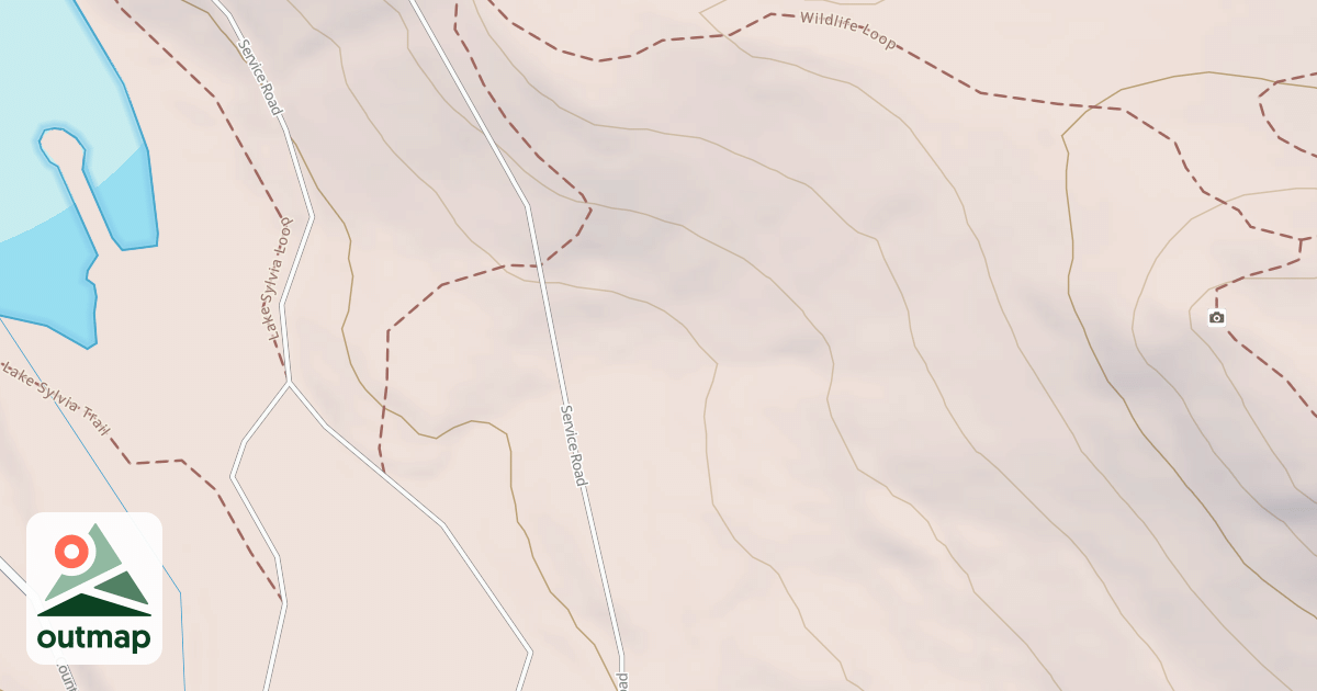 Map of LAKE SYLVIA ADM. SITE