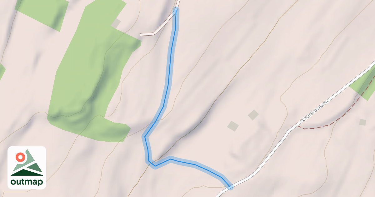 Map of Chemin Château de la Pierre
