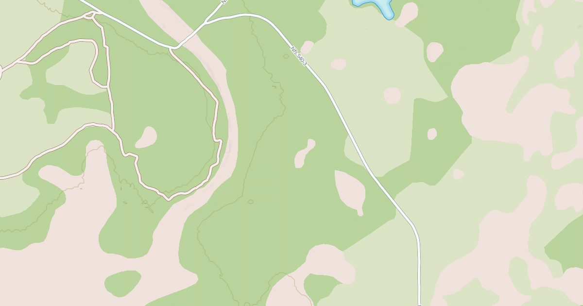 Map preview of USFS Motor Vehicle Use Map Roads {A00783DB-CF21-4805-A364-C14BB0FE5837}