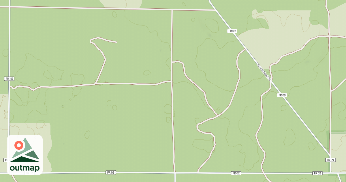 Map of USFS Motor Vehicle Use Map Roads {79FD0D0B-6DAD-49BE-B666-8B5433921332}