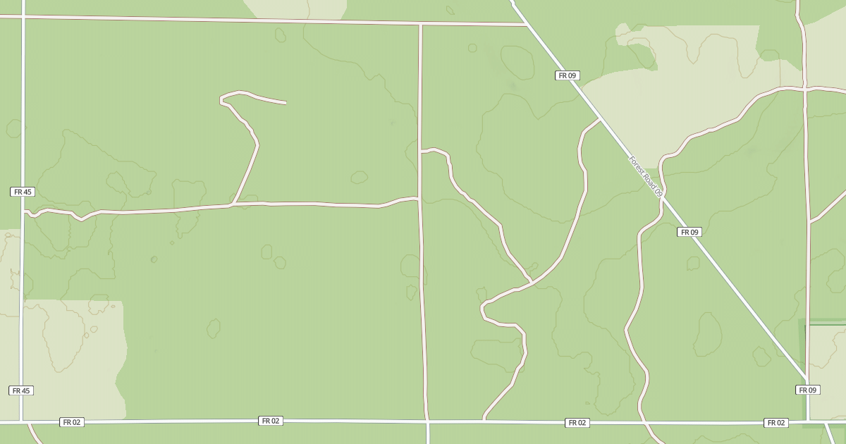 Map preview of USFS Motor Vehicle Use Map Roads {79FD0D0B-6DAD-49BE-B666-8B5433921332}