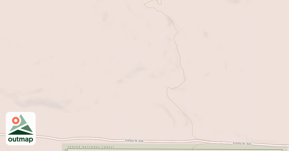 Map of KIMBALL CREEK SPUR E