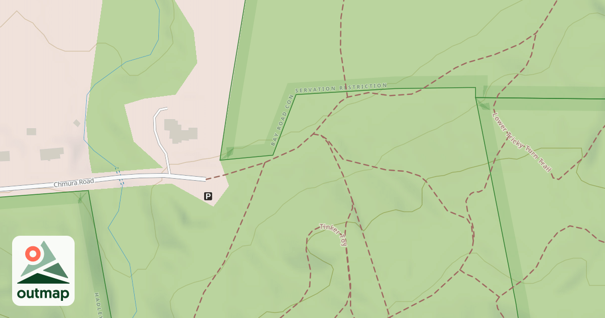 Map of College Ski Trail