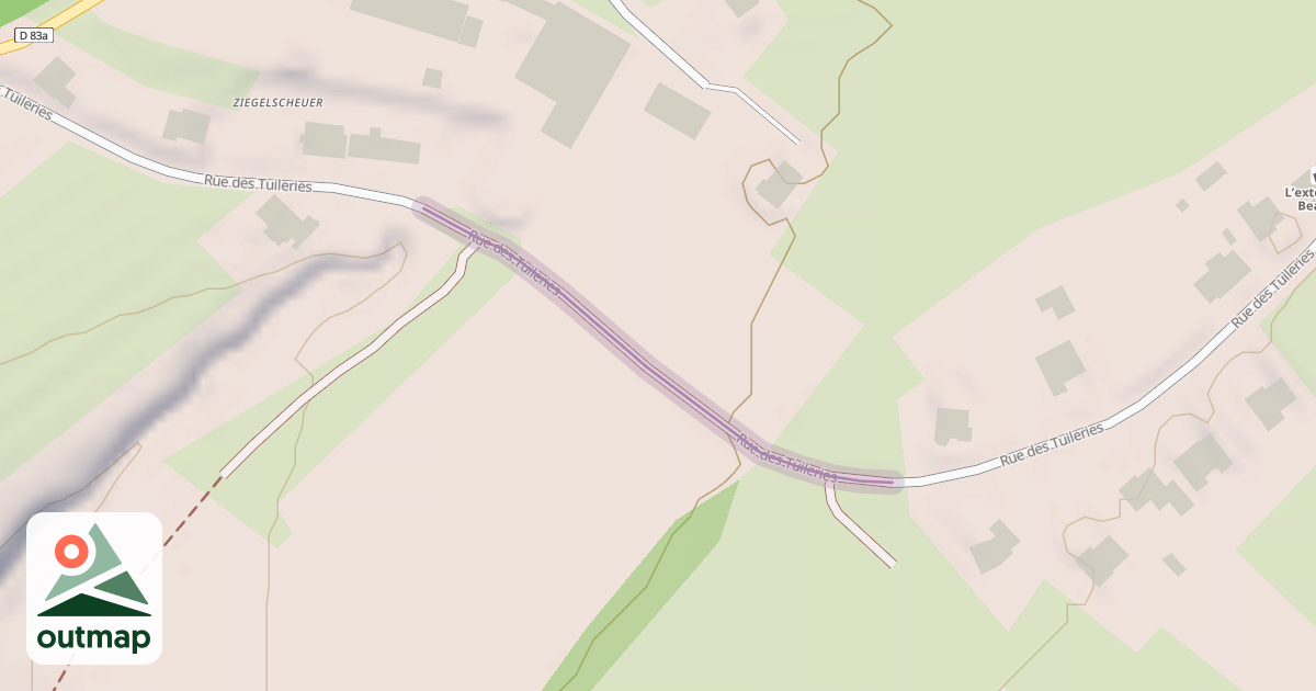 Map of Rue des Tuileries