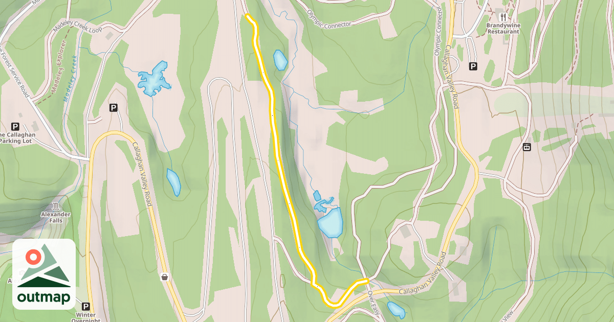 Map of Zoey's Saunter