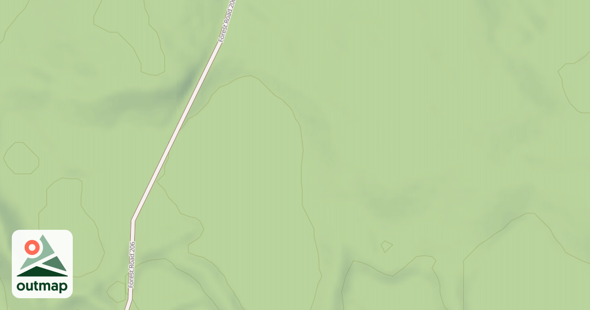 Map of FR 206D