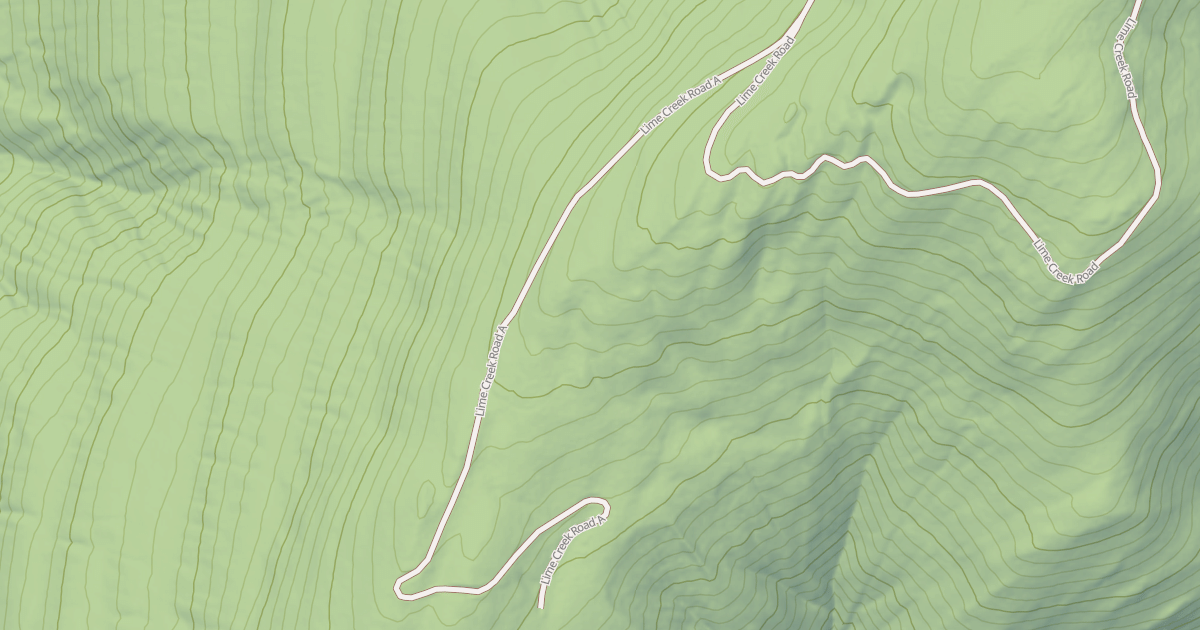 Map preview of LIME CREEK A