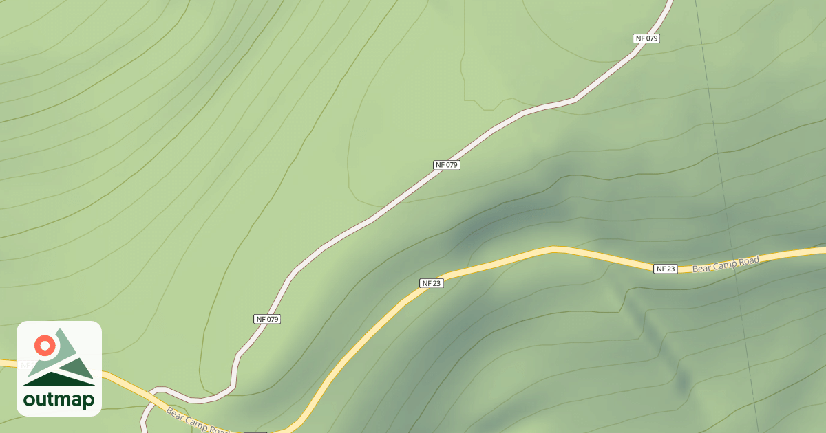 Map of BEAR CAMP VIEWPOINT