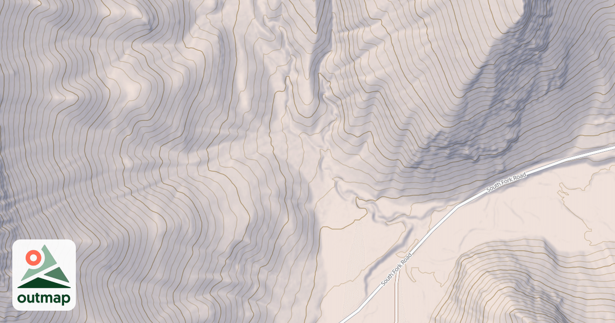 Map of Lonesome Ridge