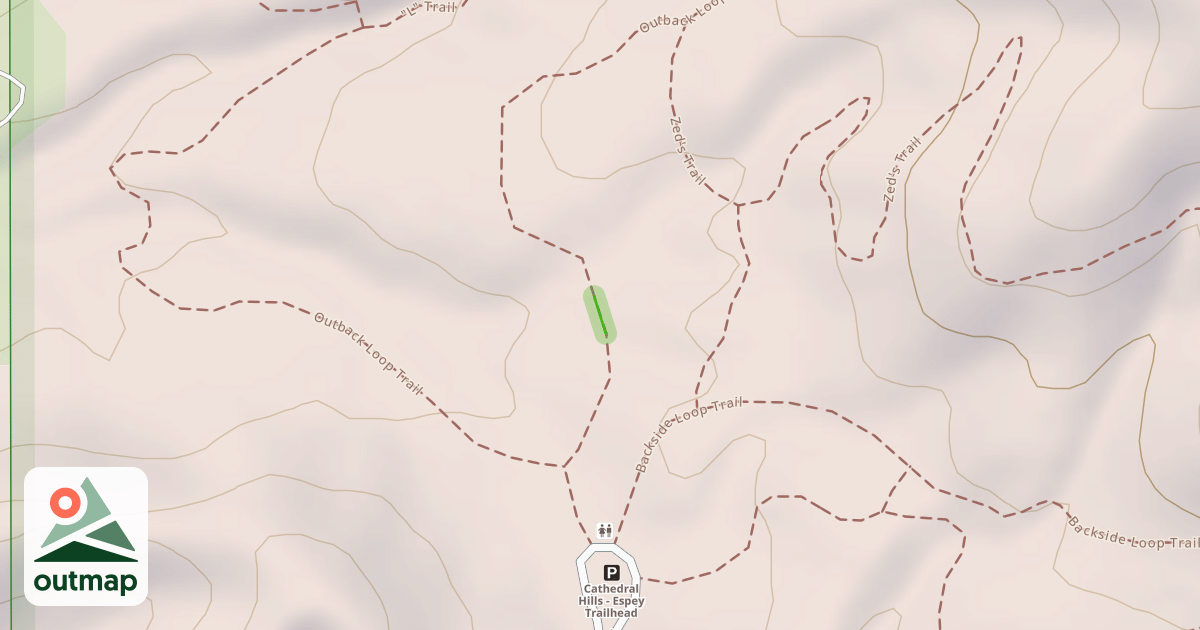 Map of Outback Loop Trail