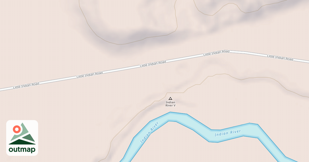 Map of LITTLE INDIAN SPUR F