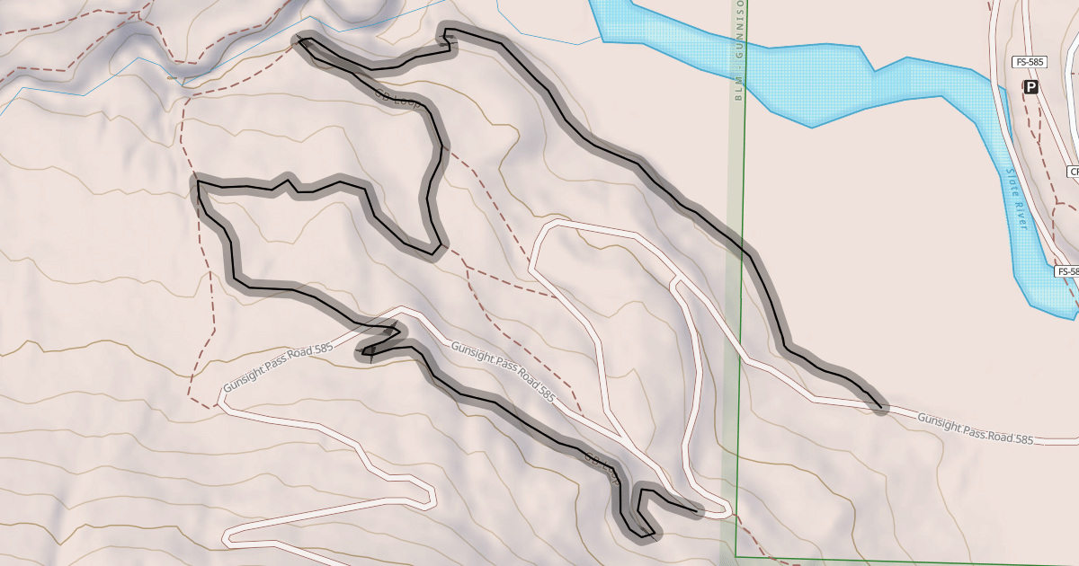 Map preview of GB Loop