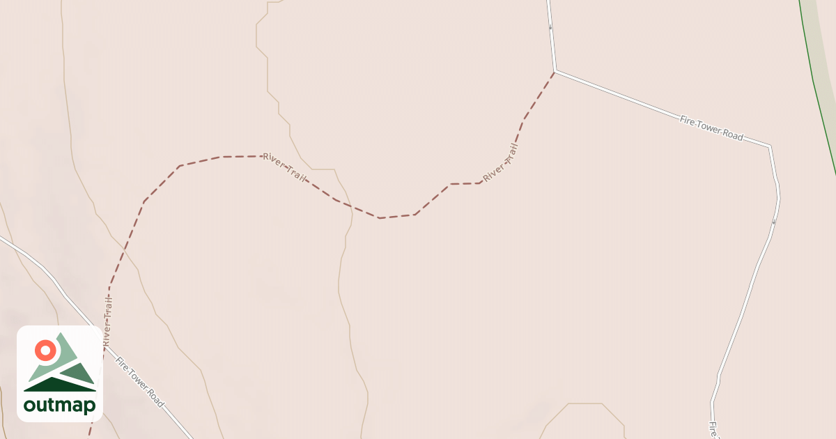 Map of Cook Forest State Park Trails
