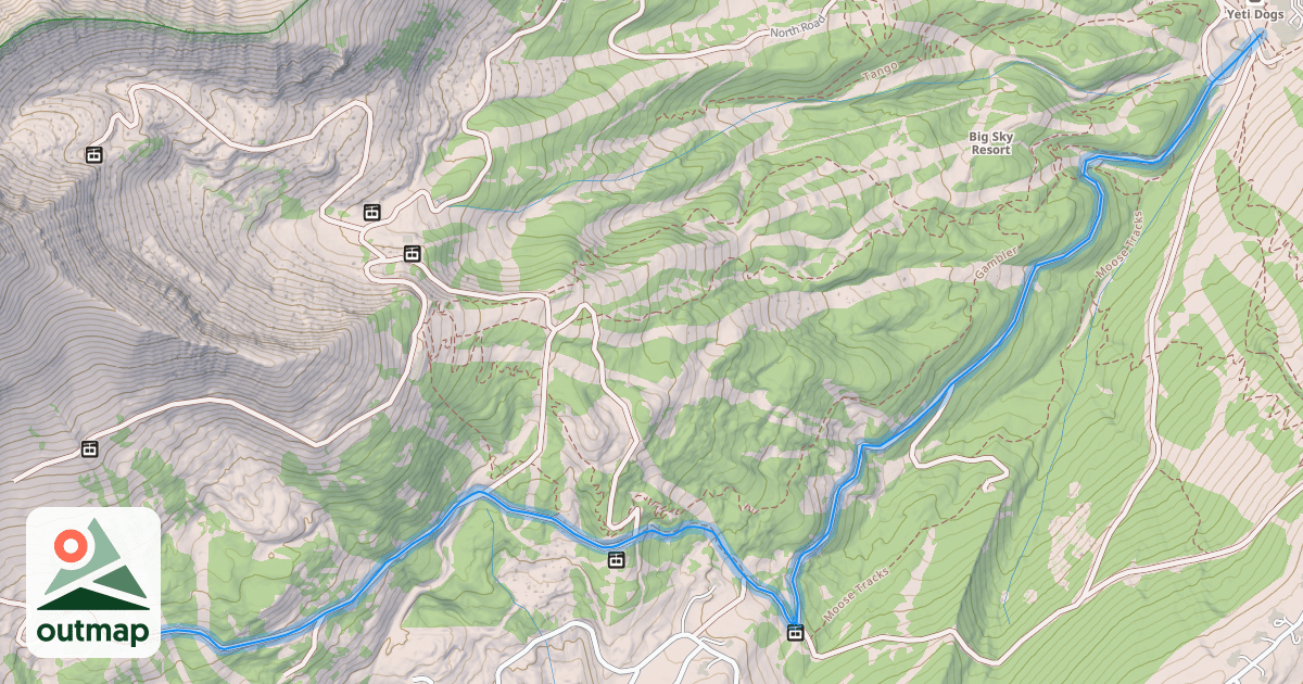 Map of Skittles Road