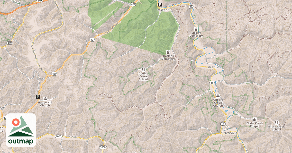 Map of USFS Motor Vehicle Use Map Trails 20738