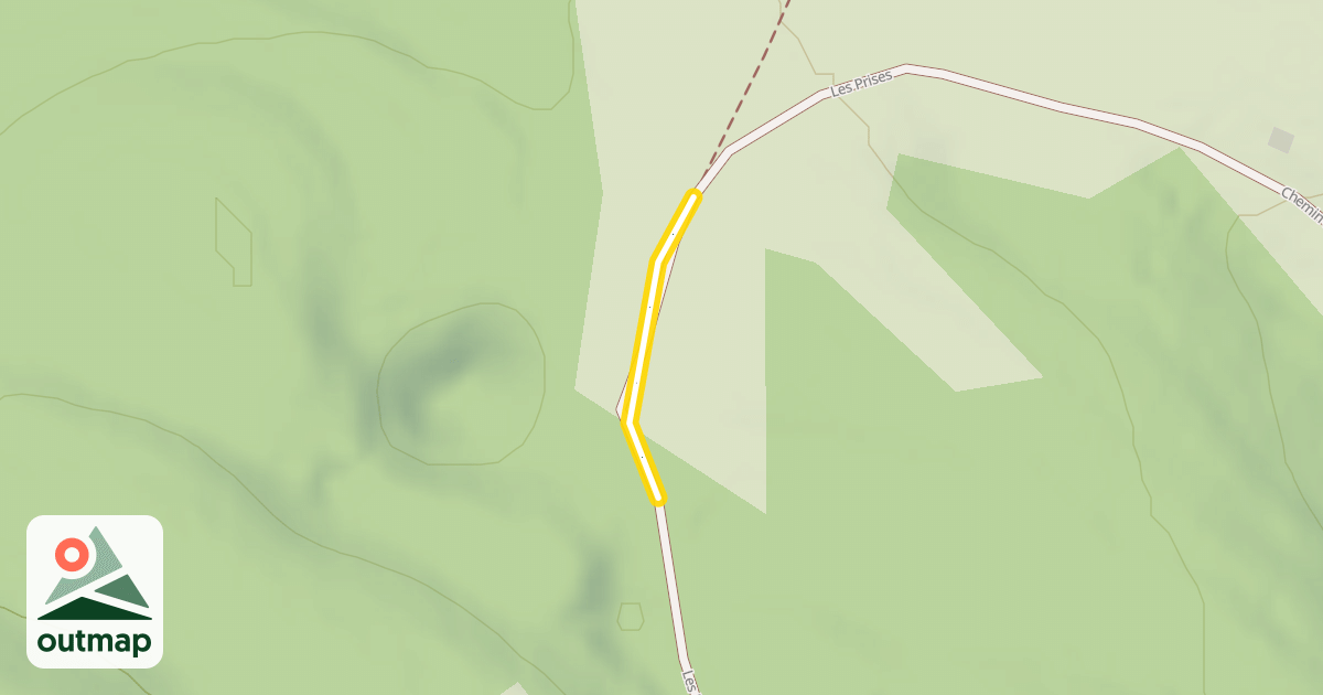 Map of Les Prises