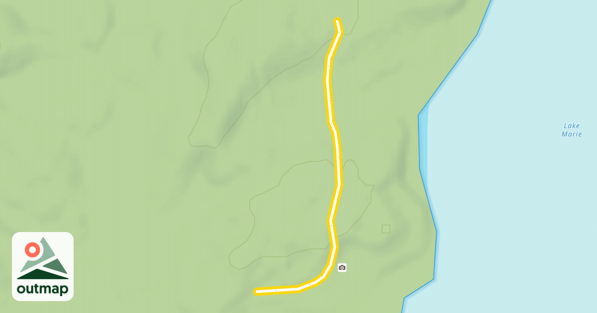 Map of Lake Marie