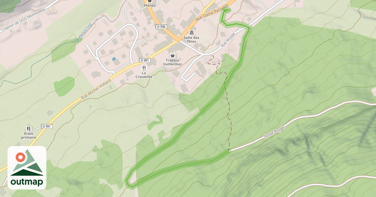 Map of Liaison Mijoux