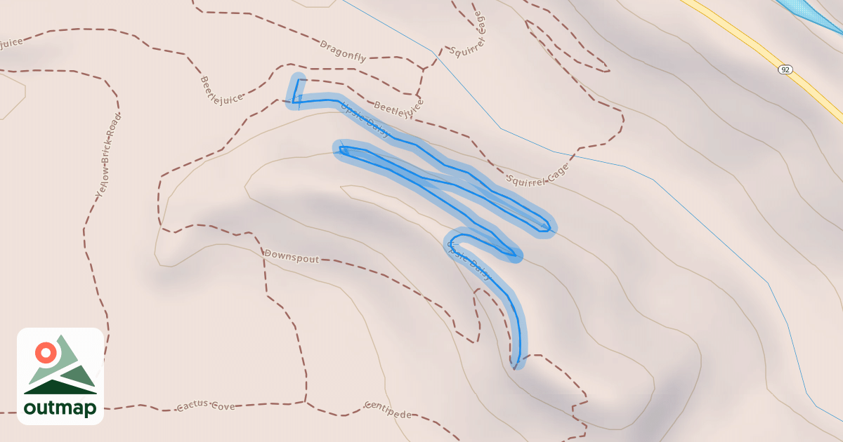 Map of Upsie Daisy