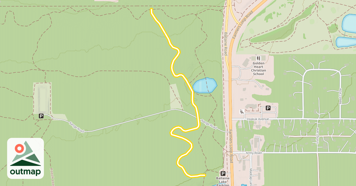 Map of Karl Reishus Trail