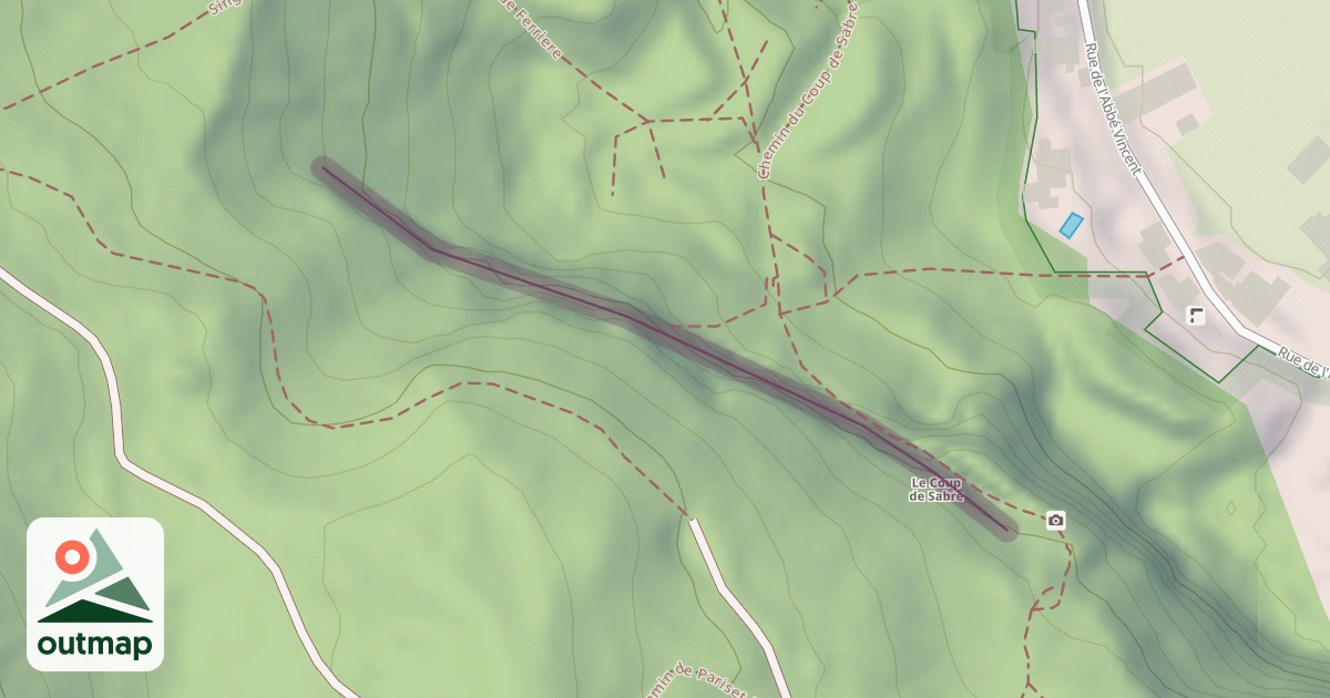 Map of Le Coup de Sabre