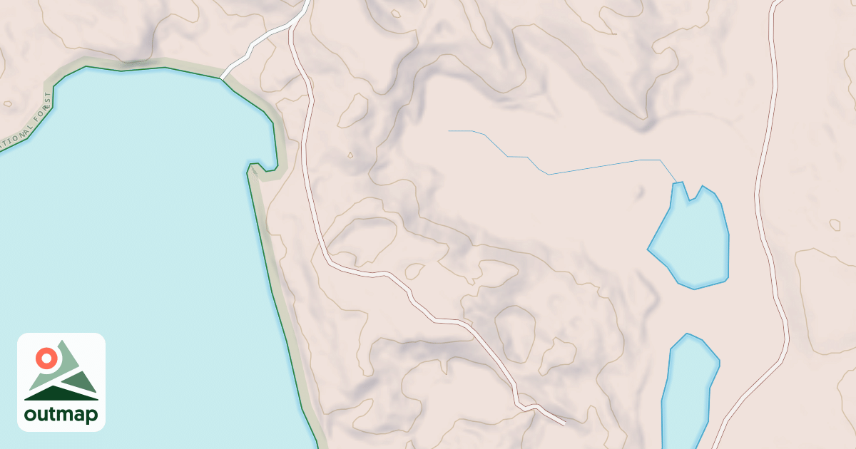 Map of BASS LAKE EAST SPUR C