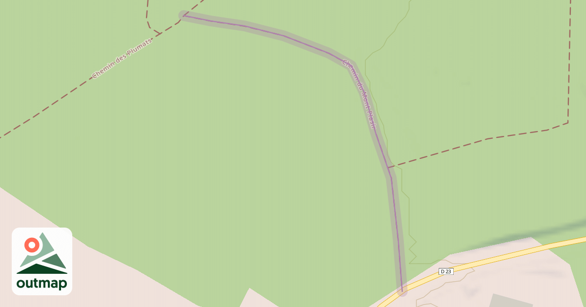 Map of Chemin du Mont Plasir