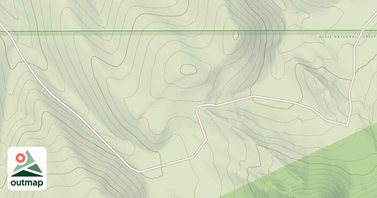 Map of USFS Motor Vehicle Use Map Roads {5C6C8FE1-8374-4811-894D-ACB696E41FE6}