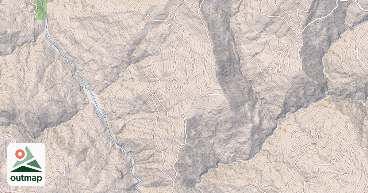 Map of SPANISH RIDGE