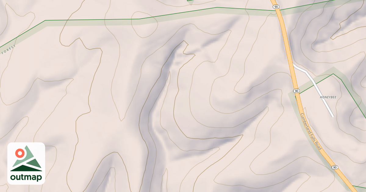 Map of HONEY BEE WEST