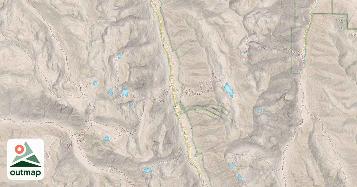 Map of LOSTINE RIVER