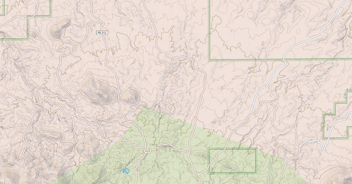 Map preview of CORNFIELD CANYON