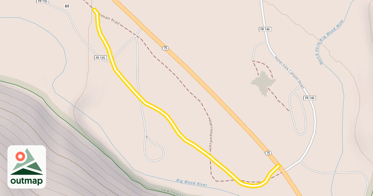 Map of SNRA to Frostbite Flats