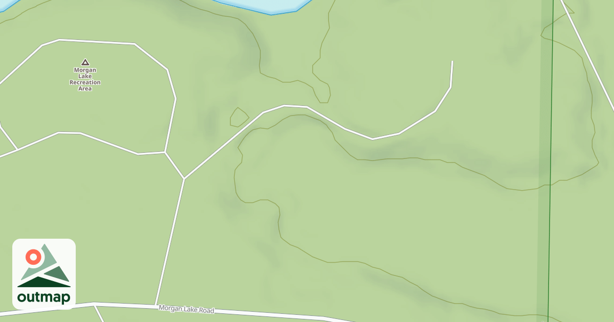 Map of MORGAN LAKE CAMPGROUND ROAD
