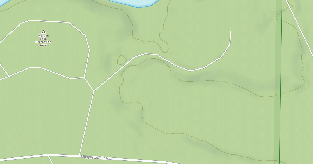 Map preview of MORGAN LAKE CAMPGROUND ROAD