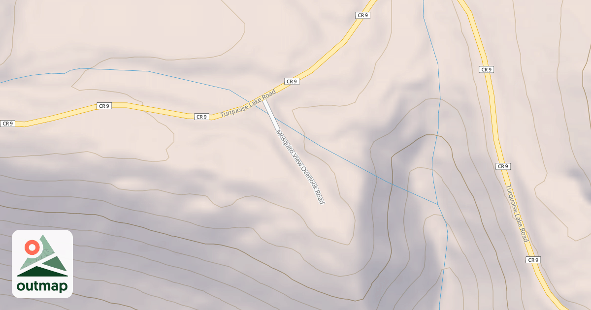 Map of MOSQUITO VIEW OVERLOOK